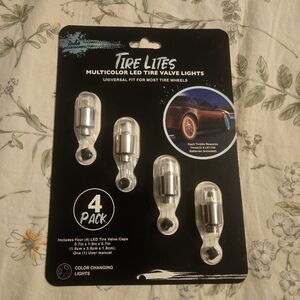 Multicolor LED Tire Valve Lights